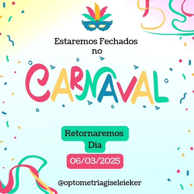 Post 7 do Instagram de optometriagiseleieker